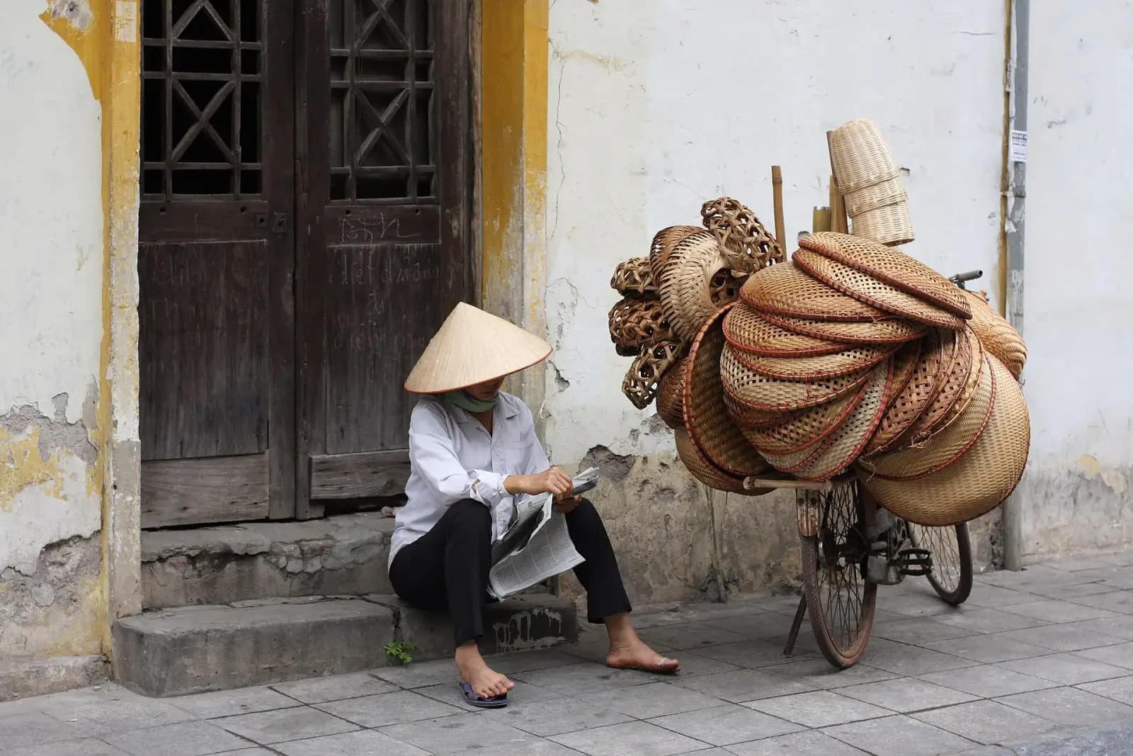 Người bán hàng rong phố cổ